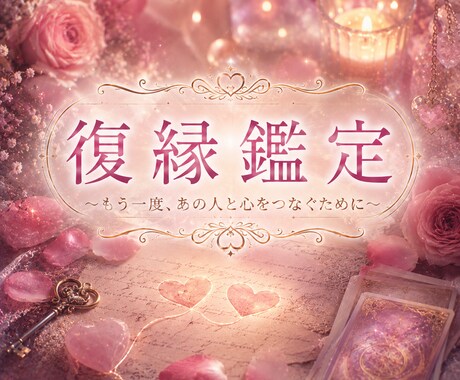 復縁を悩んでいるあなたへ占います 恋人やパートナーとの関係で迷っているあなたを導きます イメージ1