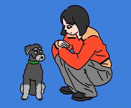 ワンちゃんの似顔絵描いてます ワンちゃんだけもOK！飼い主様と一緒もOK！ イメージ2