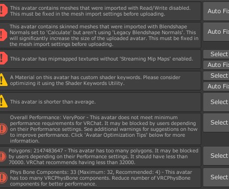 Vrchatの問題解決します Vrchatのアバターアップロードなどの問題を解決 イメージ2