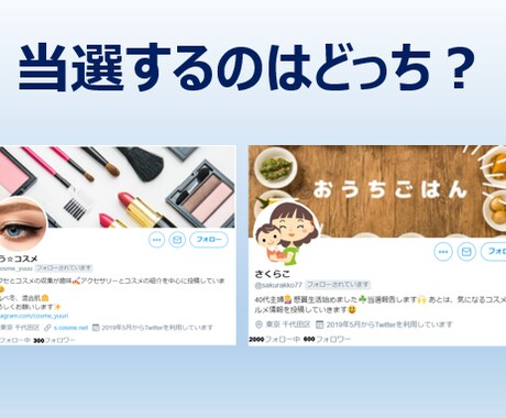 現役『中の人』が懸賞で損しない当選の秘訣☆教えます 当選しやすい応募アカウントを作りましょう〜Twitter版 イメージ2