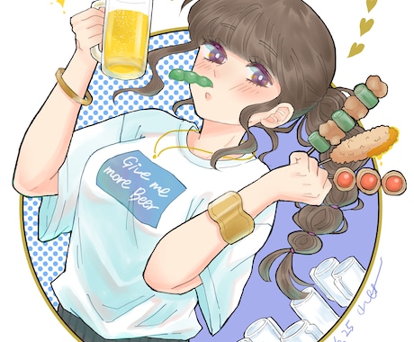 お安く！綺麗・かわいい・かっこいいイラスト描きます 版権・オリジナル・SDキャラ可☆お好みの人物イラスト イメージ1