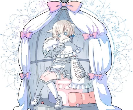 ヴィネットイラスト描きます キャラクターの魅力を更に引き出します！ イメージ2