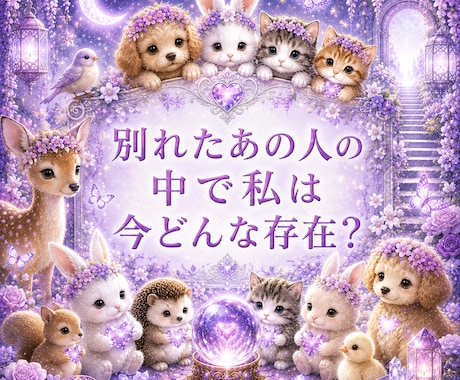 別れた【復縁】あの人の中私は今どんな存在か視ます 即日　今すぐ知りたいにサクッと【霊視】未練・本音・心の距離を イメージ1