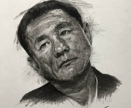 写真からリアルな人物ポートレートを描きます 皮膚の質感や表情まで丁寧に描き、想いを形にします。 イメージ2