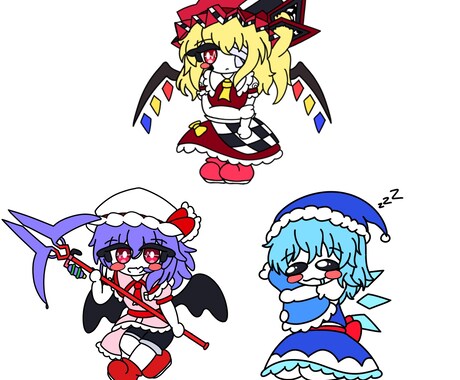 可愛いデフォルメイラストお描きします 配信者様やご家族などを可愛いデフォルメイラストに！ イメージ2