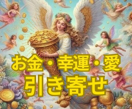 豊かさと成幸をつかむ高周波エネルギーで包み込みます お金・豊かさ・幸運・チャンス・幸せな恋愛・家庭円満を引き寄せ イメージ1