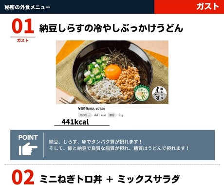 外食メニュー132選で理想の身体へ導きます 痩せ体質になるならコレを食え！外食メニュー132選 イメージ2