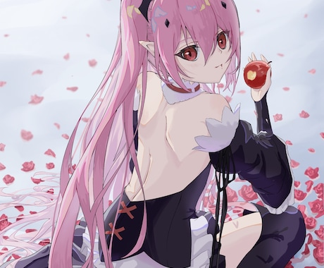 女の子を高クオリティで描きます カラーラフ修正何度でも無料！満足いくイラストを提供します イメージ2
