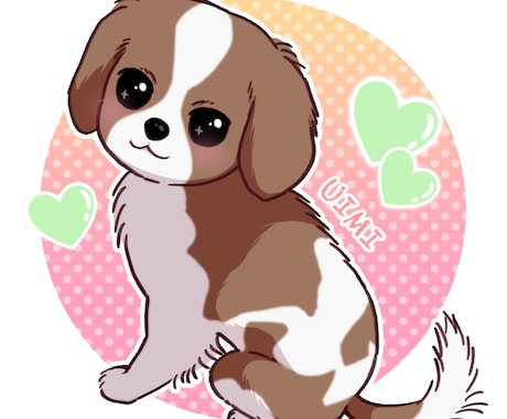 あなたのペットお描きします ‪☆キュートでちょっぴりアニメ寄りの絵柄で♪ イメージ1