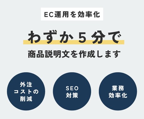 AI×EC運用［商品紹介文］のGPTsを提供します 年商億超えの現場が使うSEOを考慮した文章が作成できます。 イメージ2
