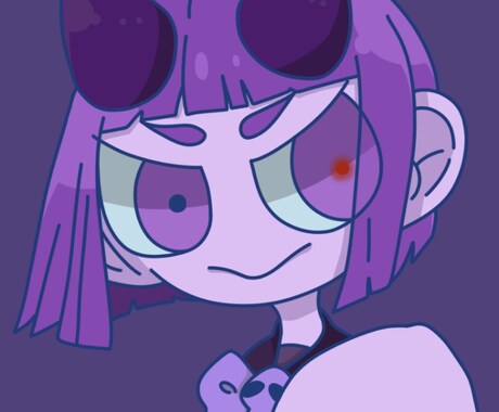 SNS等のアイコン制作します 人のポップなイラストを提供します！！ イメージ2