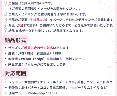 目を引くデザインバナー制作承ります ふんわりナチュラル。あなたの世界観を伝えるバナー制作します イメージ2