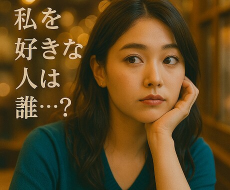 9月限定価格⭐︎あなたを好きな人の外見を占います まずは見た目から⭐︎ 顔、髪、服装などを詳細にお伝えします イメージ1