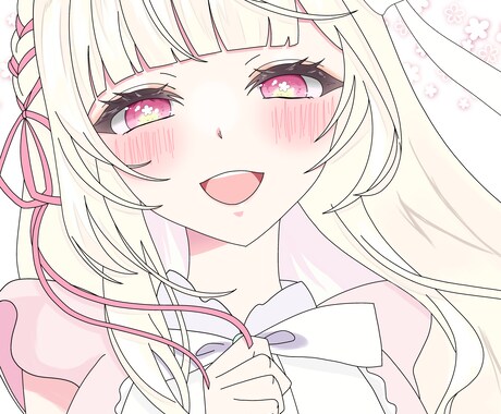 可愛い女の子のイラストを描きます キラキラパステル系の可愛らしい女の子をお求めの方は是非‎！ イメージ2