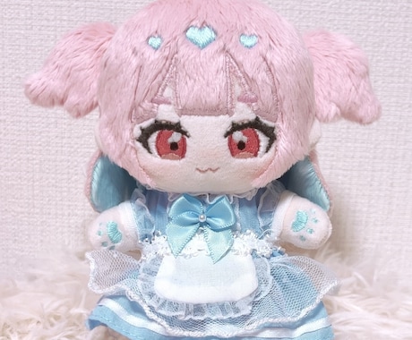 基本材料費込み♡オリジナルぬいを制作します 丁寧な刺繍で豊かな表情に仕上げます！手作り感のある可愛さです イメージ2