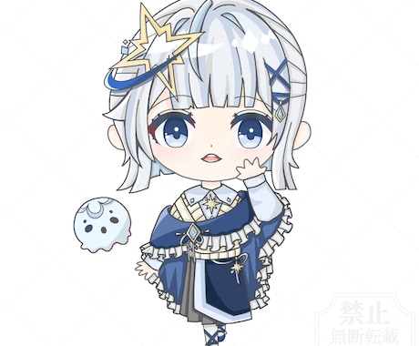 オリジナルキャラクター制作のお手伝い致します 設定からラフ画・SDキャラクター制作まで幅広く行います イメージ1