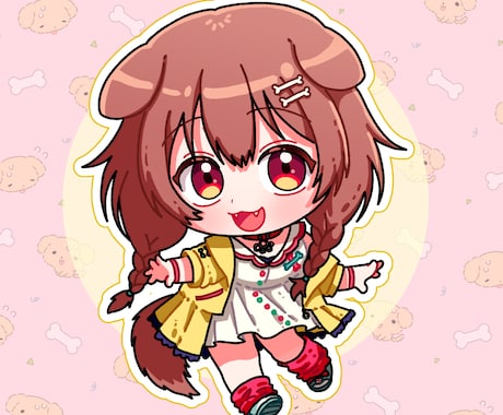 色彩が美しいSDミニキャライラスト制作します イメージ1