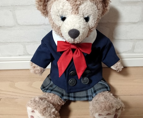 着ていた制服をミニチュアサイズに加工 ダッフィーorシェリー