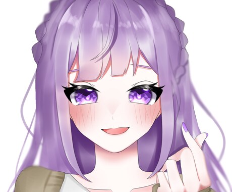 SNSで使えるアイコン描きます 専用のかわいい女の子のアイコンを描かせて頂きます！ イメージ2