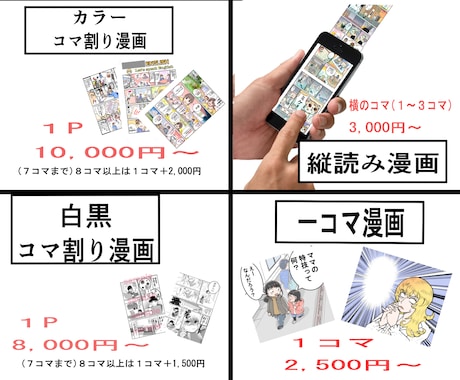 アットホームな漫画ならお任せください！漫画描きます ネーム修正無料！絵柄寄せ可！結果に繋がる、ビジネス、SNS イメージ2