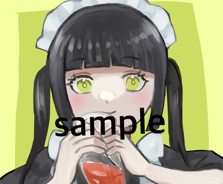 アイコンイラスト描きます かわいい女の子・かわいい男の子の有償アイコンイラスト イメージ2
