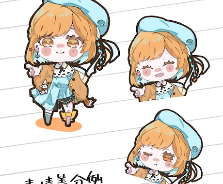 もちもちゆるゆるなミニキャライラスト作成します ポップで柔らかい雰囲気のデフォルメはいかがでしょうか？ イメージ2