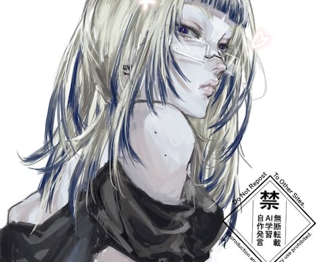 線の細い繊細で透明感のあるイラストを描きます 透明感のある！癖に刺さる！イラストを描きます イメージ1