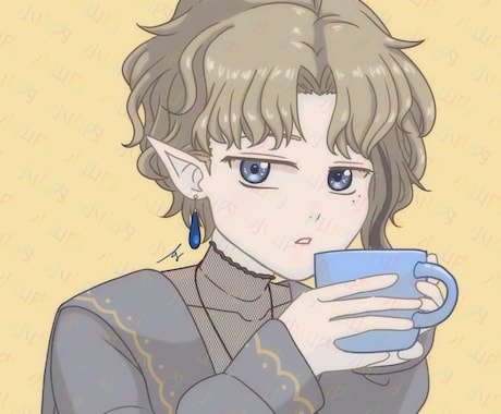 アイコン用のイラストを描きます SNSなどのアイコンにお悩みの方へ! イメージ1