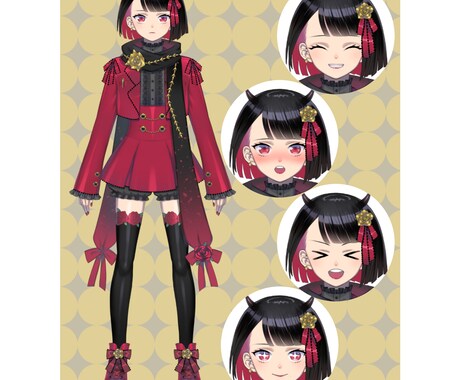 Live2D、キャラデザからモデリングまで承ります ２週間で納品！早期オプションで１週間で納品します！ イメージ2