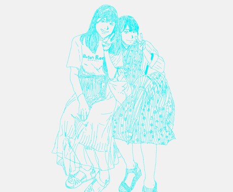 SNSで使えるシンプルな似顔絵アイコンを制作します 少しリアルなアイコンイラストを作成します。 イメージ2