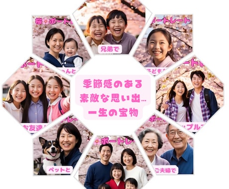 桜の時期にしか撮れない「桜ポートレート」撮ります お好きな時にお好きな場所でお好きな人と沢山撮りましょう！！ イメージ1