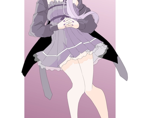 シンプルな一枚絵描きます シンプルなイラストや立ち絵が欲しいあなたへ イメージ2