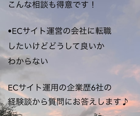 転職8回の経験であなたの不安に寄り添います ３日間回数無制限⭐︎あなたのお悩み相談に乗ります イメージ2