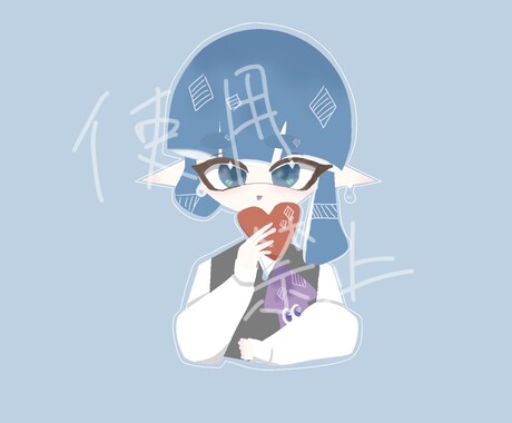SNSなどのアイコンに使用出来るイラストを描きます クオリティは周りより低いがお値段がとても安い イメージ2