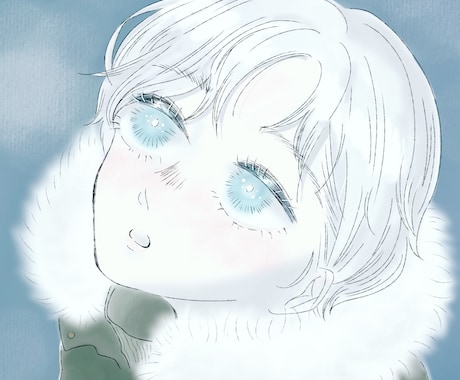シンプルで優しい雰囲気の絵を描きます 【あなただけの、ご希望に沿った綺麗なイラストをお届けします】 イメージ2