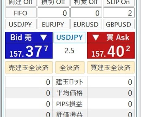 MT4ー楽注ぱねるFXを販売します FX裁量トレード用楽々注文ツール(１年版) イメージ1