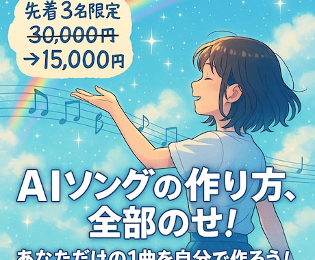 オリジナルソングの作り方、すべて教えます いま流行りのAIソング。ご自分で作ってみませんか？ イメージ1