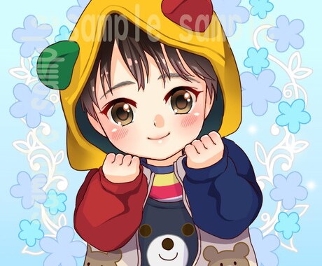 愛を感じる！SNS子供アイコン制作します とにかく可愛いを詰め込んだ【お子様のアイコン】 イメージ1