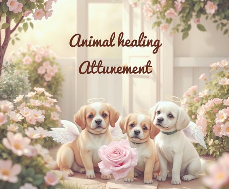 アニマルヒーリングアチューンメント伝授します コミュニケーション能力向上、ペットと関わりの深い方へ♩ イメージ1