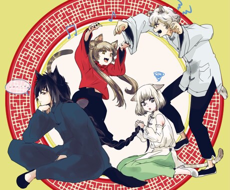 一枚絵描きます A4サイズのデジタルイラスト！ イメージ2