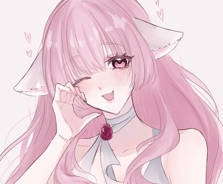 かわいいSNSアイコンお描きします かわいいイラストお描きします♡ イメージ1