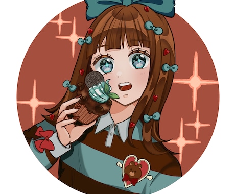 追加料金なし！可愛いアイコンを描きます イメージ1