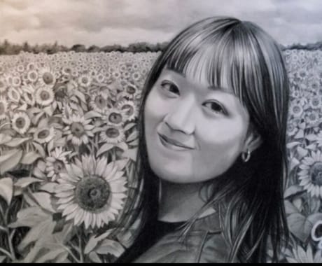 心を込めてリアルな似顔絵を鉛筆画でお描きします 原画納品！額縁無料！大切な方への贈り物等 イメージ2