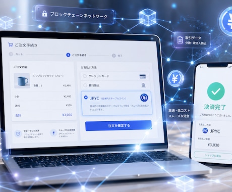 JPYC決済システム設定代行いたします WooCommerce／Welcart Shop イメージ2
