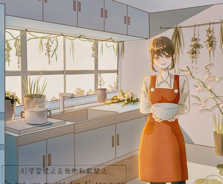 一枚絵を作成致します キャラクターイラスト実績あり！お任せくださいませ イメージ1