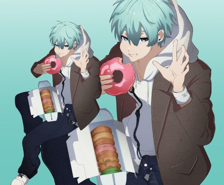 早期納品対応！アニメっぽいイラスト提供します 5月までの限定価格！早期納品対応しております！ イメージ2