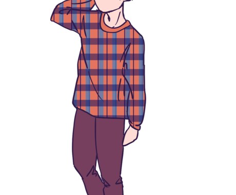 見やすい！わかりやすい！似顔絵描きます 写真のポーズのまま服装、髪型を変えられます！ イメージ2