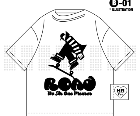 個性が爆発！イラスト中心のTシャツデザインします 際立つ！目立つ！誰もが喜び、欲しくなるTシャツ作ります。 イメージ2