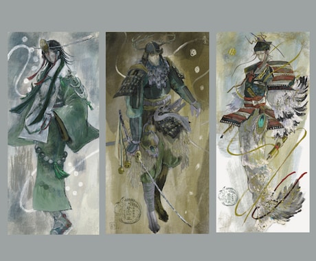 梅】神秘的でどこか退廃的な一枚絵を描きます イメージ1