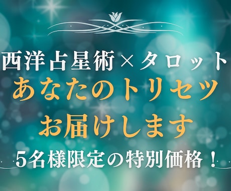 西洋占星術×タロット鑑定であなたに寄り添います 忙しい日々を過ごすあなたの取扱い説明書お届けします！ イメージ1